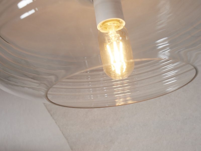 Plafón clásico de vidrio transparente y metal It's About RoMi Verona - Imagen 3
