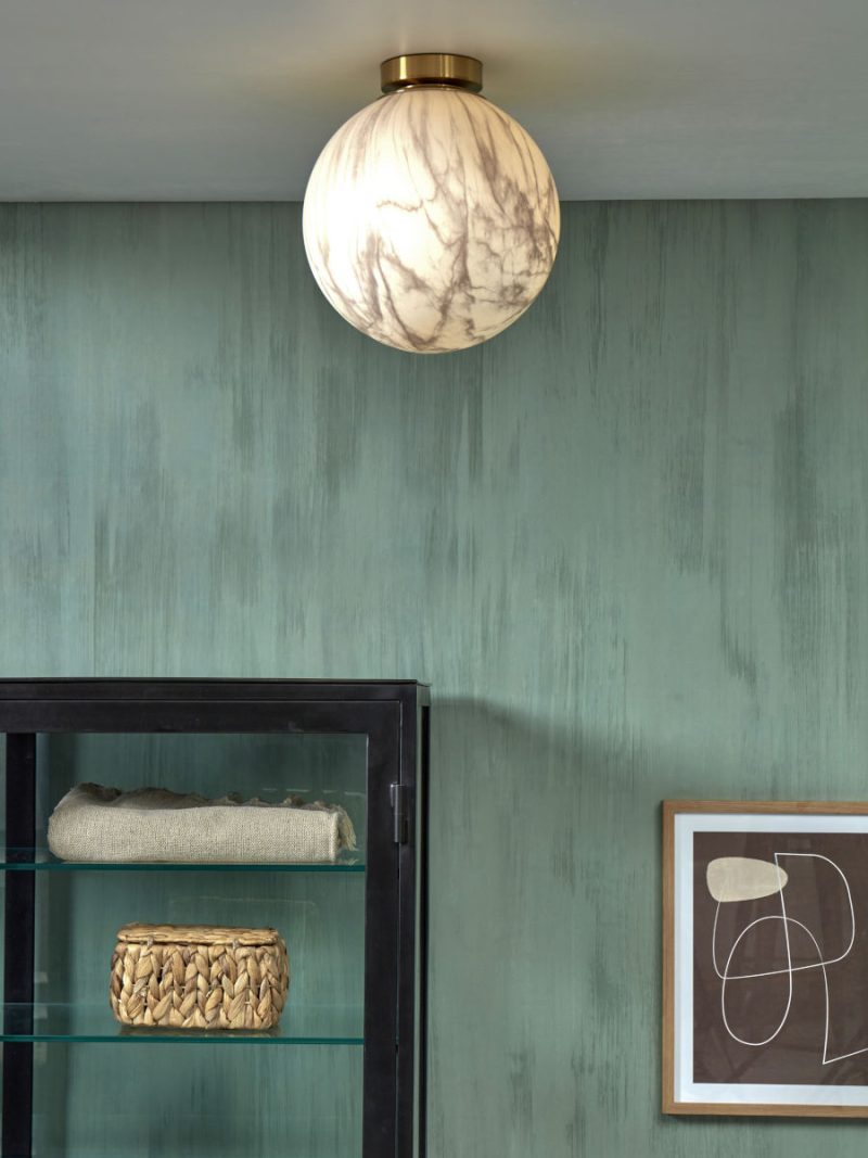 Plafón dorado grande con bola decorativa It's About RoMi Carrara - Imagen 2
