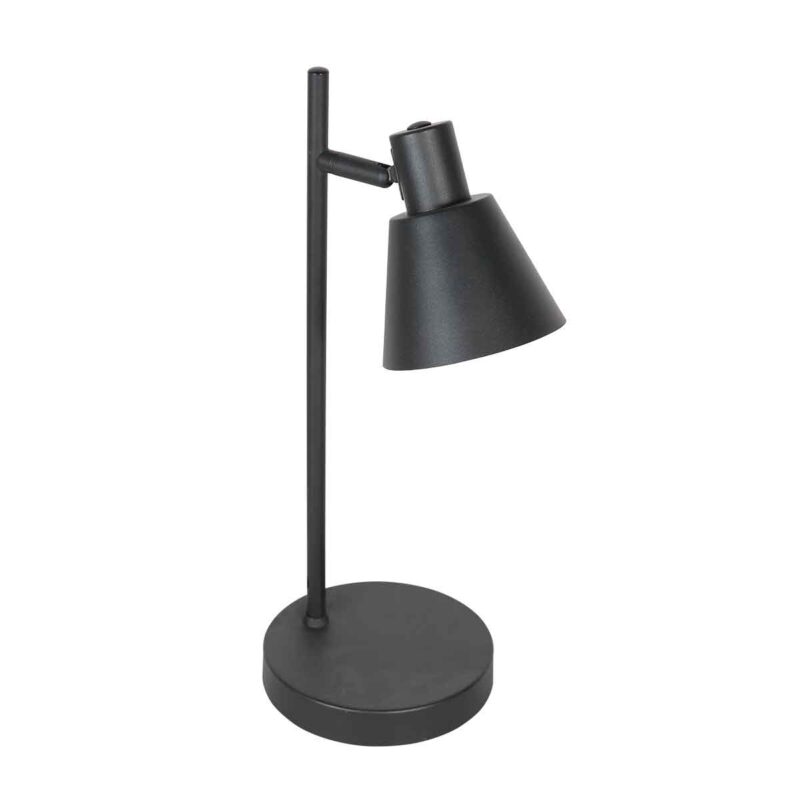 Lámpara de mesa retro negra de metal Mexlite Oeroe - Imagen 11