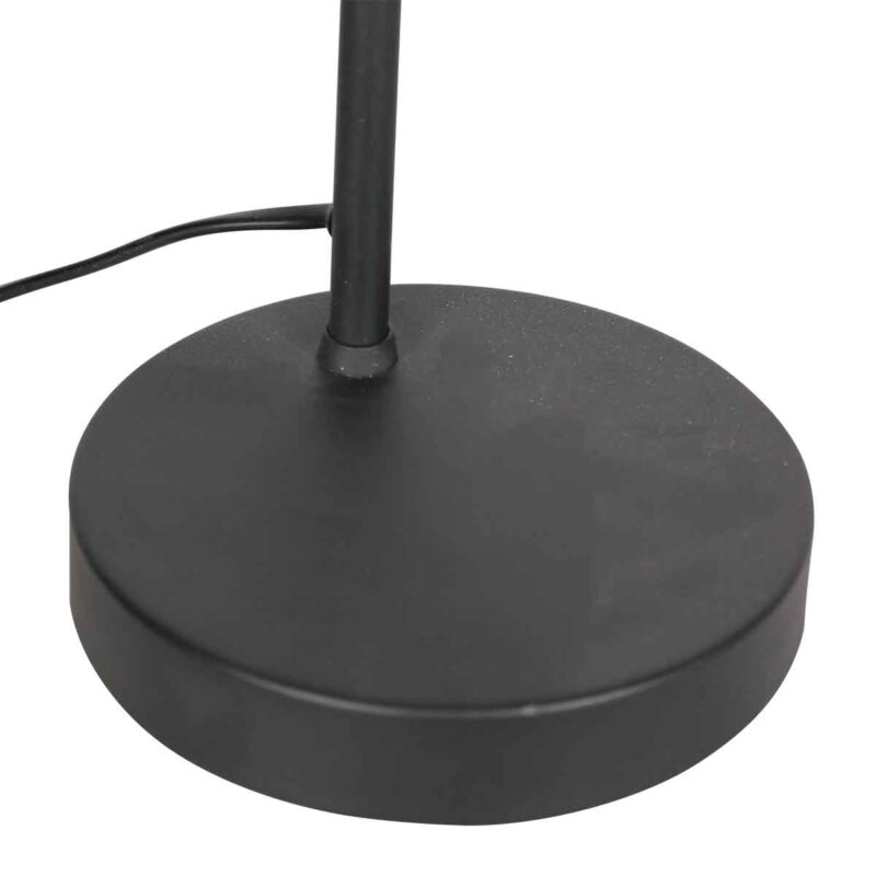 Lámpara de mesa retro negra de metal Mexlite Oeroe - Imagen 5