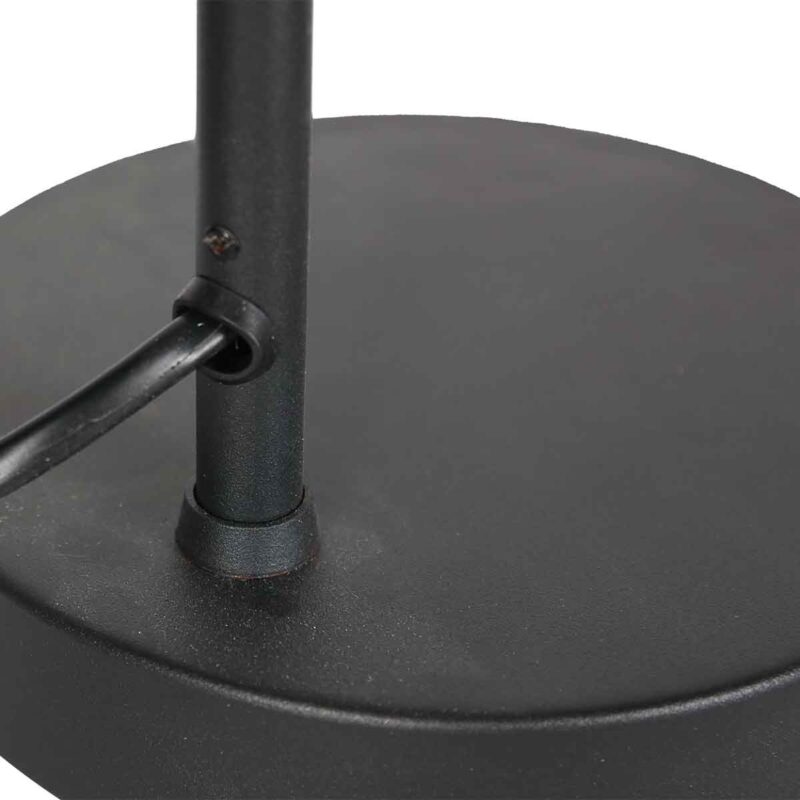 Lámpara de mesa retro negra de metal Mexlite Oeroe - Imagen 8