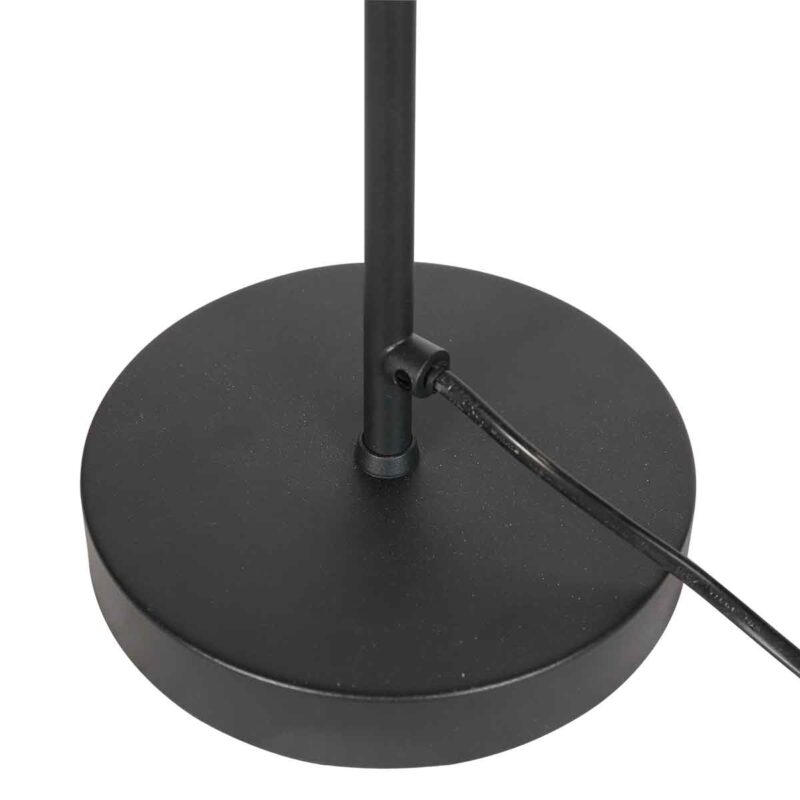 Lámpara de mesa retro negra de metal Anne Lighting Preto - Imagen 5