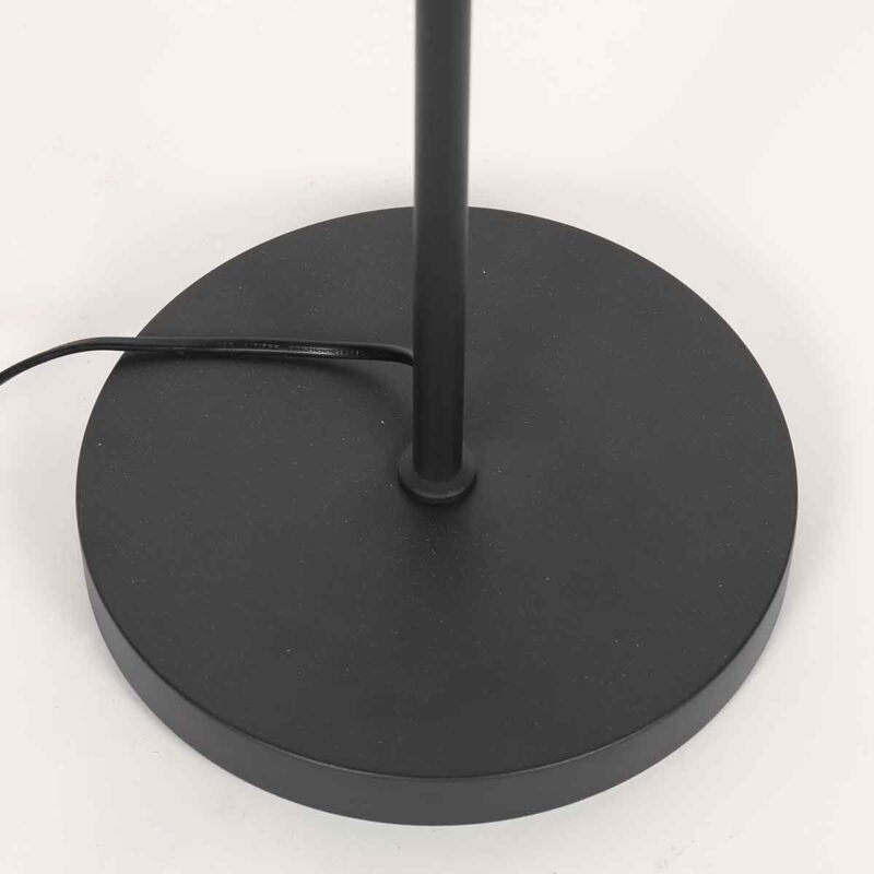 Lámpara de pie de metal negro trendy Anne Lighting Preto - Imagen 10