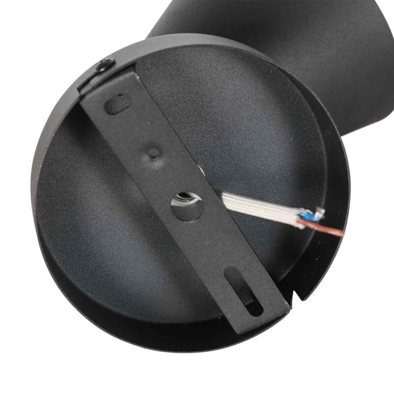 Focos negros retro de metal Mexlite Oeroe - Imagen 10