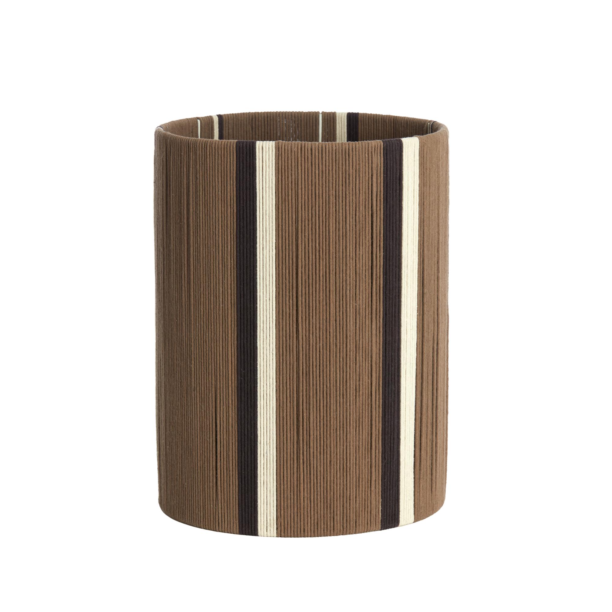 Pantalla de lámpara marrón/beige de tejido de cuerda Light & Living Medan