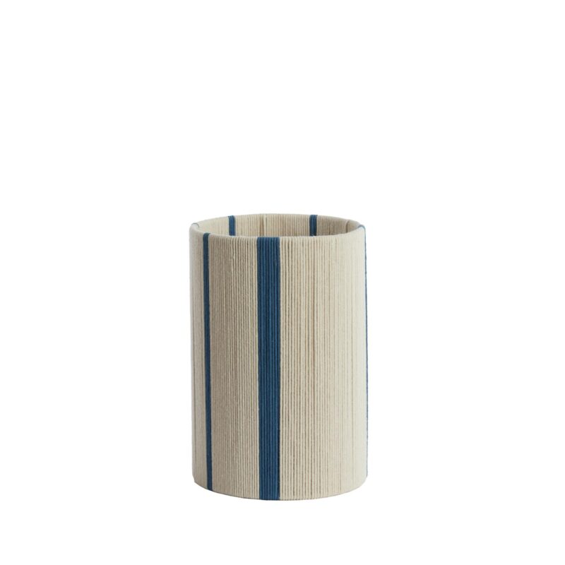 Pantalla de lámpara Bohemia beige/azul de tejido de cuerda Light & Living Medan