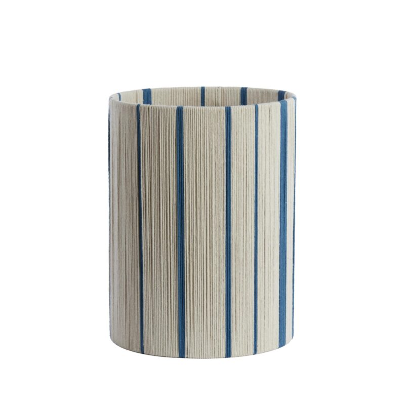 Pantalla de lámpara beige/azul de tejido de cuerda Light & Living Medan