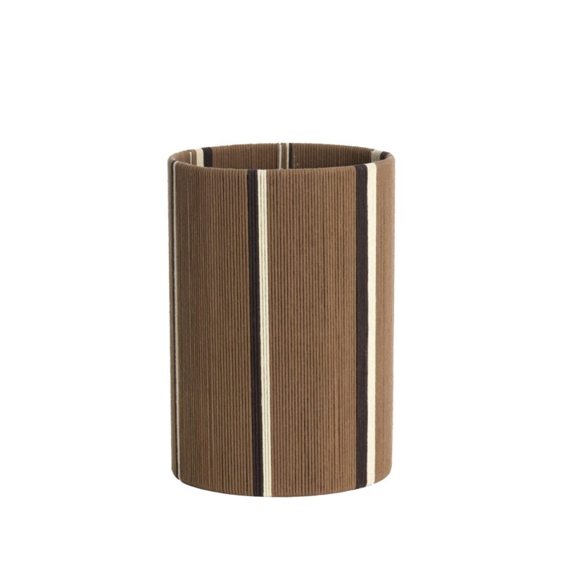 Pantalla de lámpara marrón/beige de tejido de cuerda Light & Living Medan