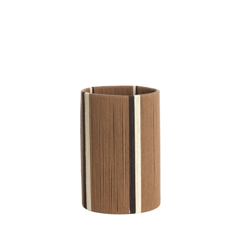 Pantalla de lámpara Bohemia marrón/beige de tejido de cuerda Light & Living Medan