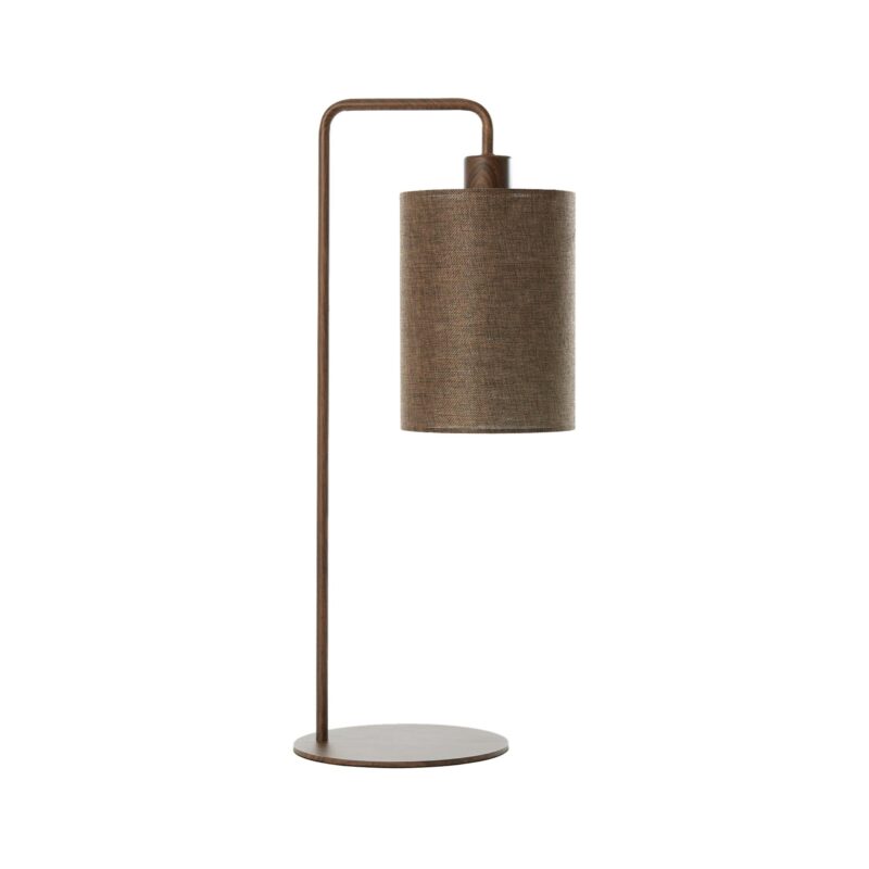 Lámpara de mesa Japandi marrón curva Light & Living Donio
