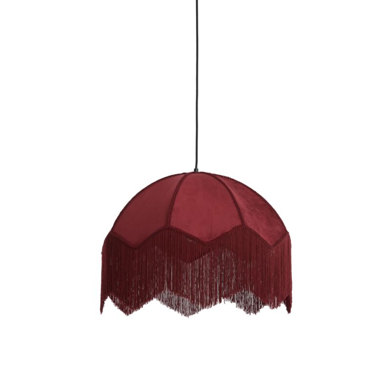 Lámpara colgante vintage verde de terciopelo Light & Living Malacia