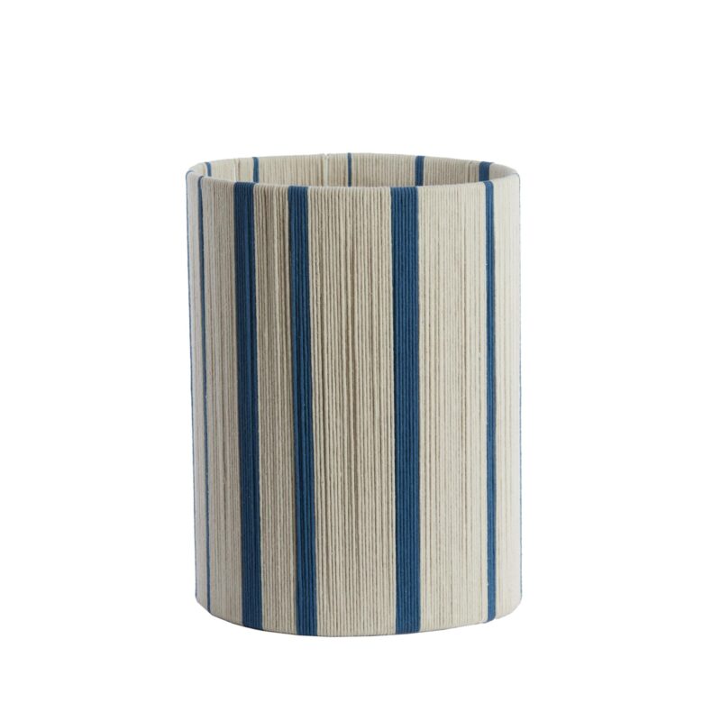 Pantalla de lámpara beige/azul de tejido de cuerda Light & Living Medan - Imagen 2