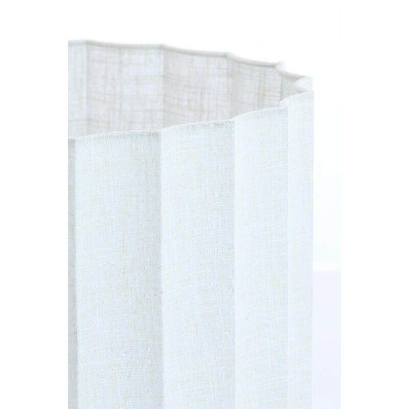 Pantalla de lámpara cilíndrica blanca plisada Light & Living Disli - Imagen 2