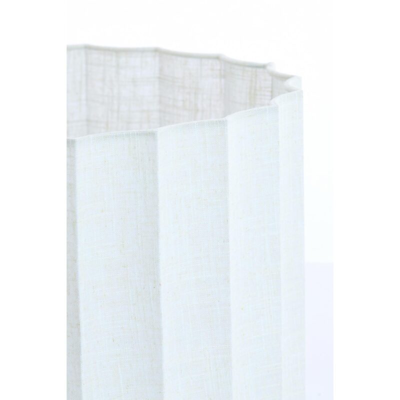 Pantalla de lámpara cilíndrica blanca plisada Light & Living Disli - Imagen 2