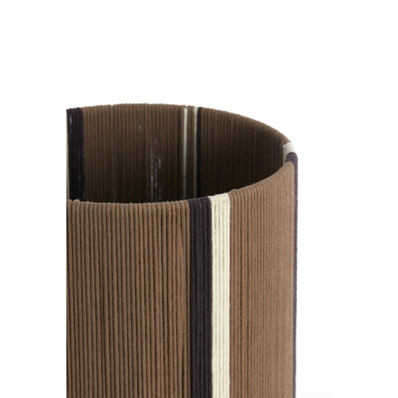 Pantalla de lámpara marrón/beige de tejido de cuerda Light & Living Medan - Imagen 2