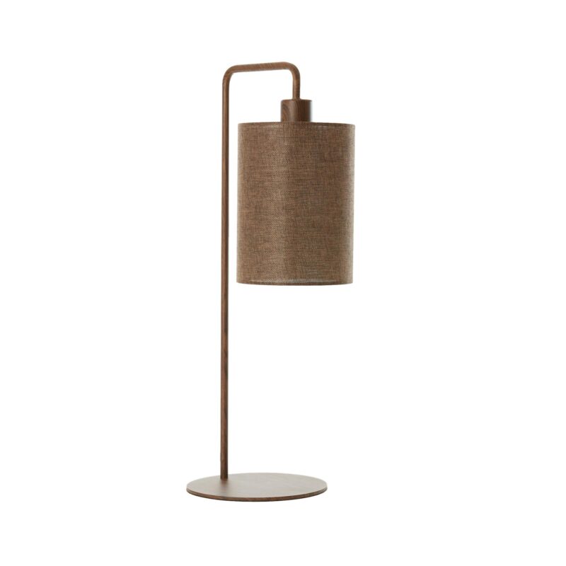 Lámpara de mesa Japandi marrón curva Light & Living Donio - Imagen 2