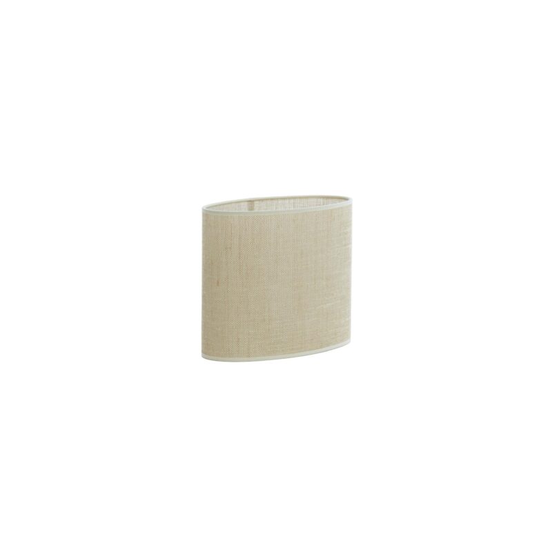 Pantalla de lámpara ovalada beige de yute Light & Living Sendai - Imagen 2