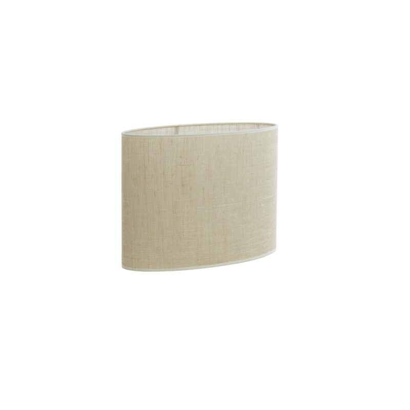 Pantalla de lámpara ovalada beige de yute Light & Living Sendai - Imagen 2