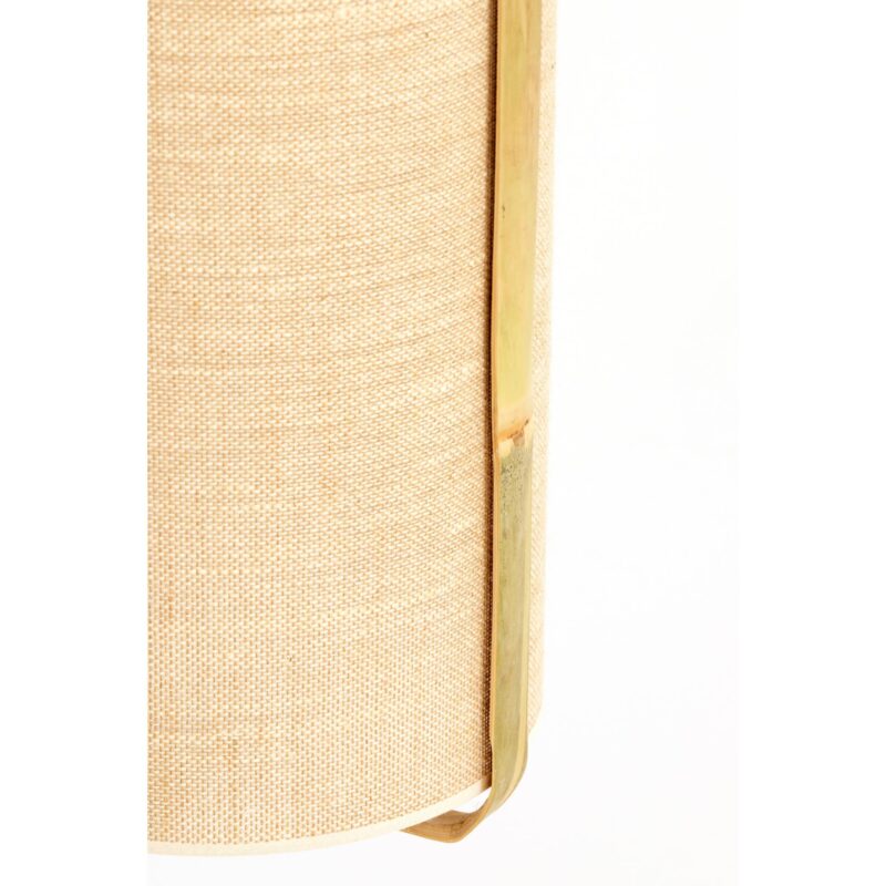 Lámpara colgante beige con marco de bambú Light & Living Sendai - Imagen 2