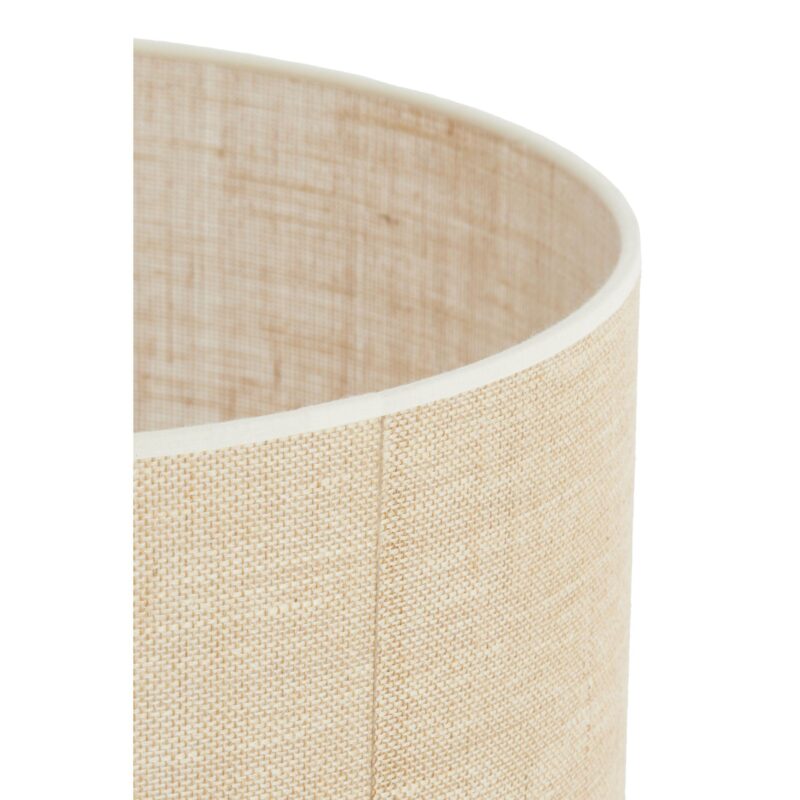 Pantalla de lámpara cilíndrica beige de yute Light & Living Sendai - Imagen 2
