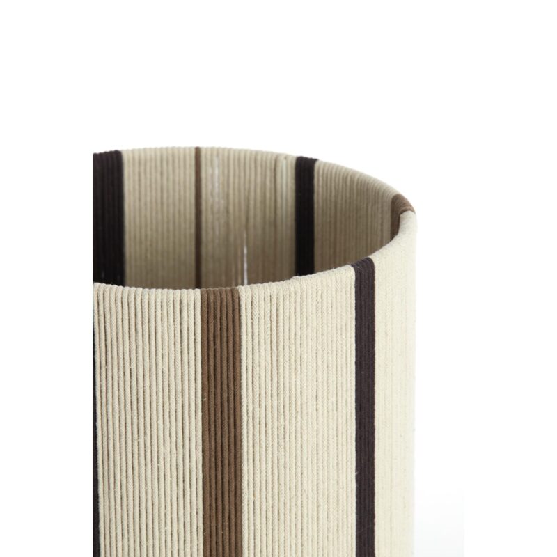 Pantalla de lámpara de tejido de cuerda beige/marrón Light & Living Medan - Imagen 2