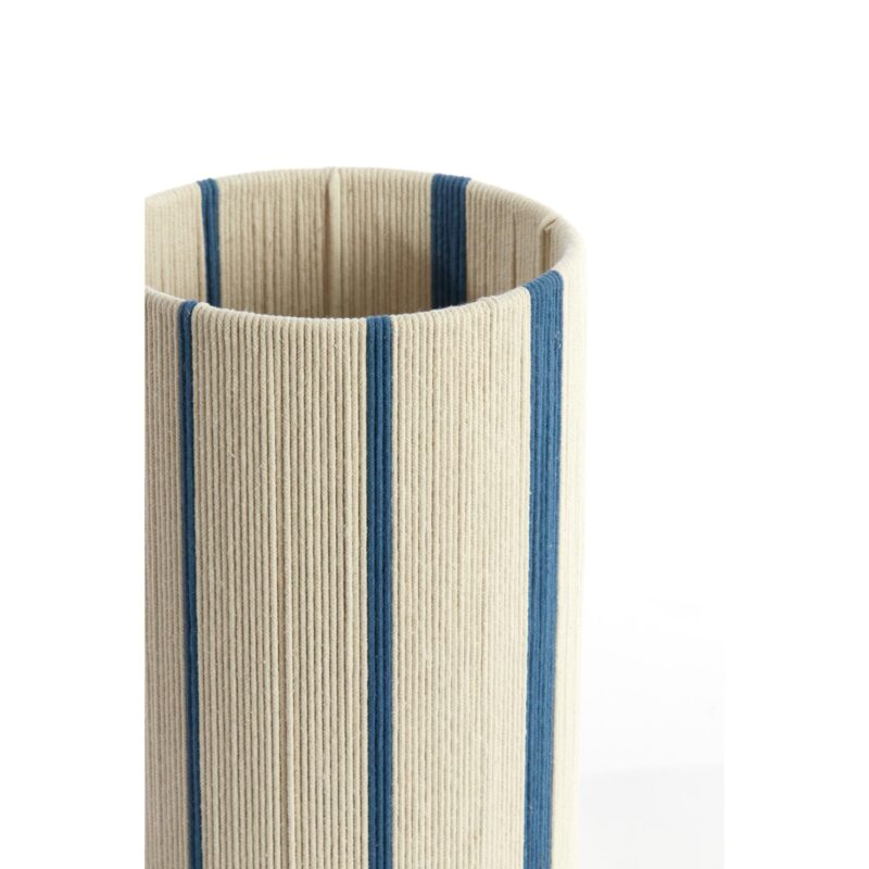 Pantalla de lámpara Bohemia beige/azul de tejido de cuerda Light & Living Medan - Imagen 3