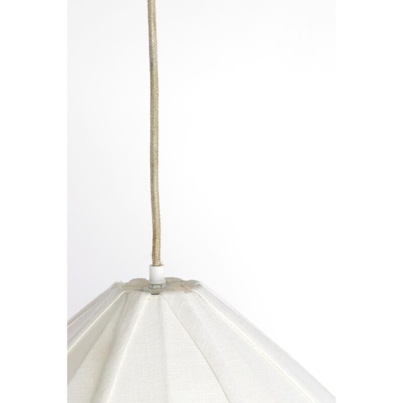 Lámpara colgante Japandi blanca con forma de pera Light & Living Zubeda - Imagen 3
