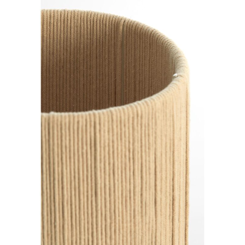 Pantalla de lámpara beige de tejido de cuerda Light & Living Medan - Imagen 3