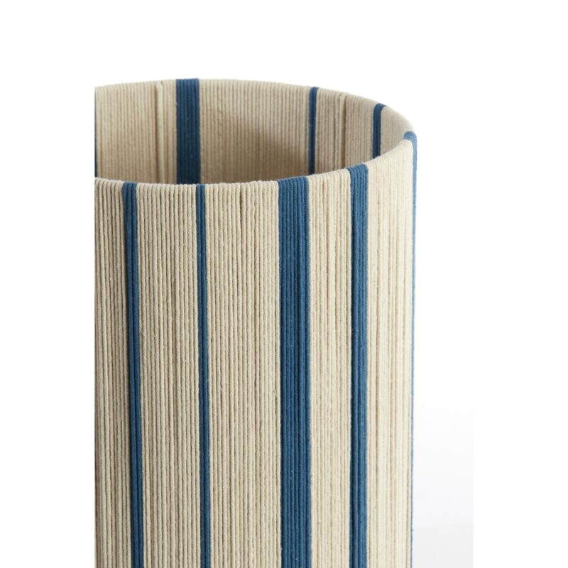 Pantalla de lámpara beige/azul de tejido de cuerda Light & Living Medan - Imagen 3