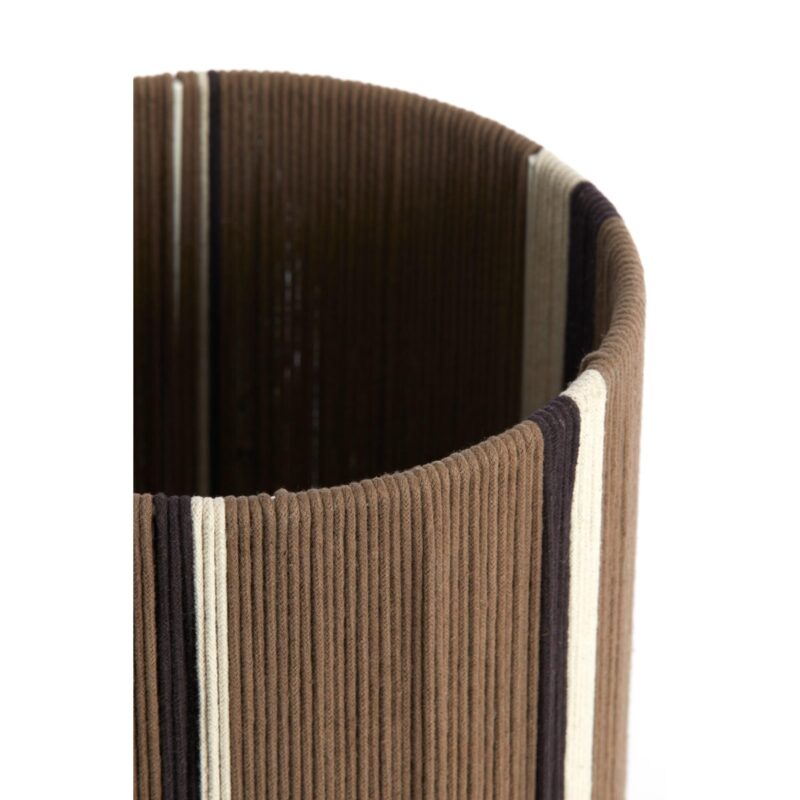 Pantalla de lámpara marrón/beige de tejido de cuerda Light & Living Medan - Imagen 3