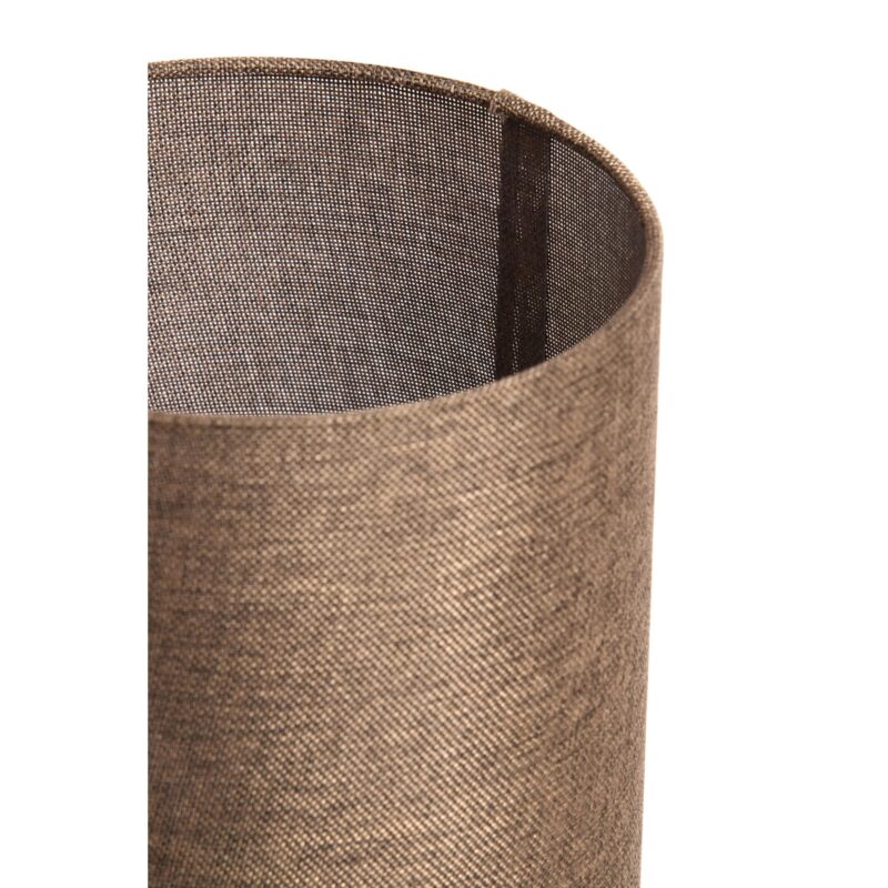 Lámpara de mesa Japandi marrón con 3 estantes de madera Light & Living Danialo - Imagen 3