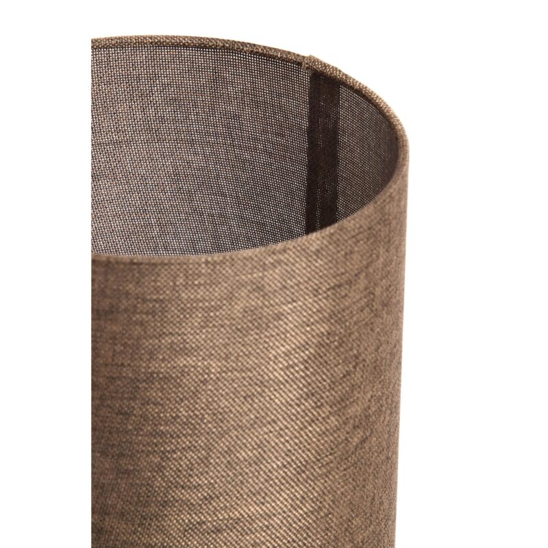 Lámpara de mesa Japandi marrón con 2 estantes de madera Light & Living Danialo - Imagen 3