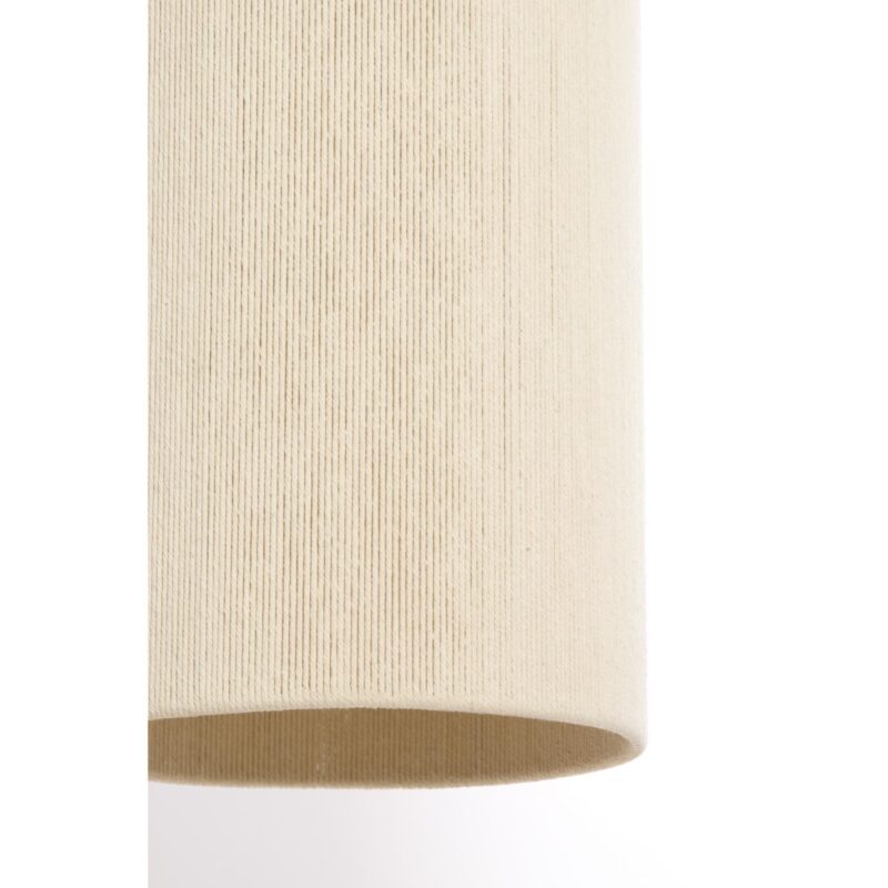 Lámpara colgante beige/natural con forma de vaso de hilo de algodón Light & Living Dania - Imagen 3