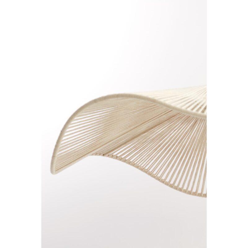 Lámpara colgante orgánica beige de hilo de algodón Light & Living Rafa - Imagen 4