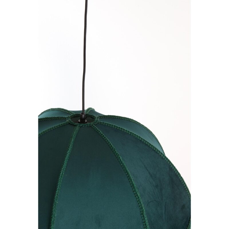 Lámpara colgante vintage verde de terciopelo Light & Living Malacia - Imagen 4