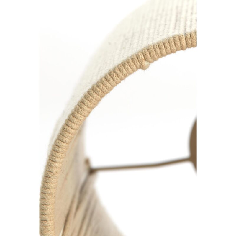 Pantalla de lámpara Bohemia beige de tejido de cuerda Light & Living Medan - Imagen 4