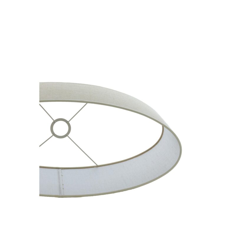 Pantalla de lámpara ovalada beige de yute Light & Living Sendai - Imagen 4