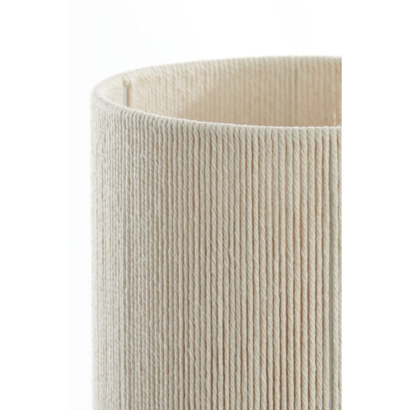 Lámpara de mesa Japandi beige/natural en forma de vaso Light & Living Dania - Imagen 5