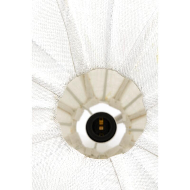 Lámpara colgante Japandi blanca con forma de pera Light & Living Zubeda - Imagen 5