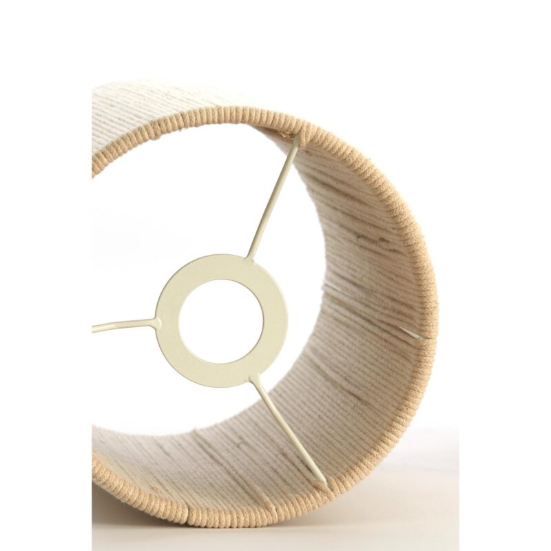 Pantalla de lámpara Bohemia beige de tejido de cuerda Light & Living Medan - Imagen 5