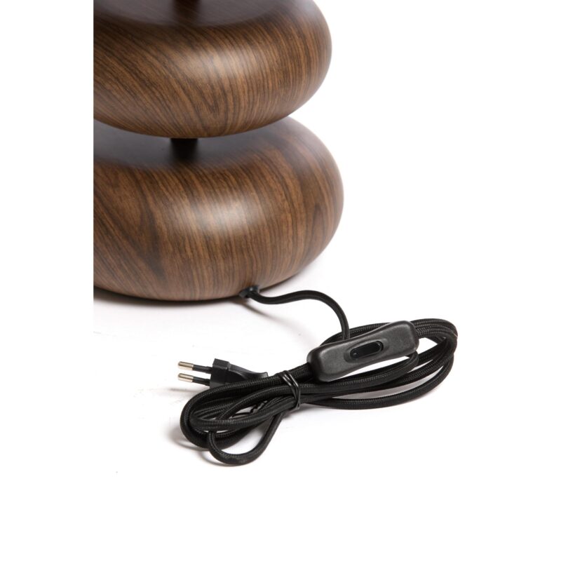 Lámpara colgante beige con marco de bambú Light & Living Sendai - Imagen 5