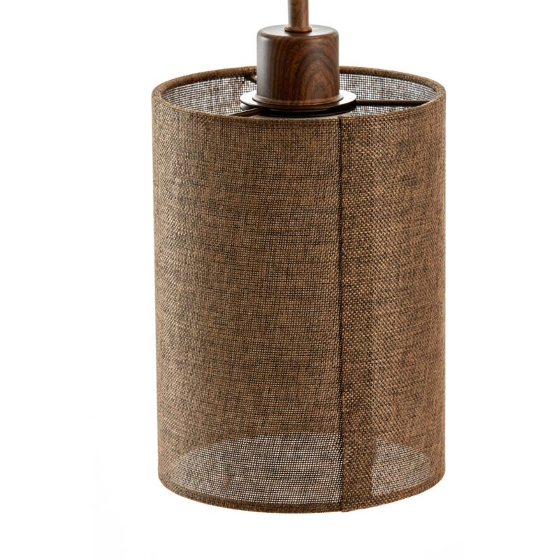 Lámpara de mesa Japandi marrón curva Light & Living Donio - Imagen 5