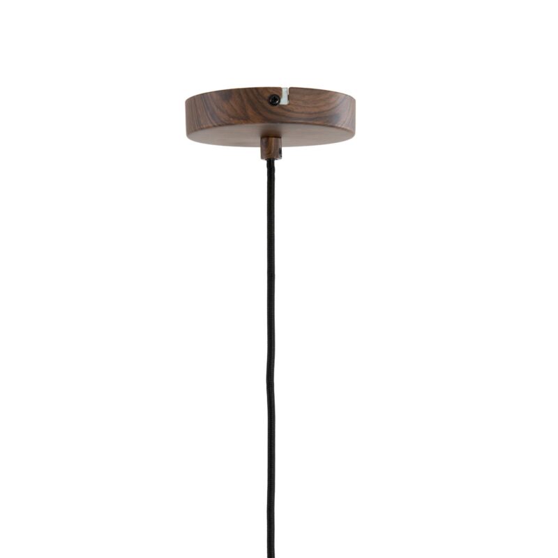 Lámpara colgante de hilo de algodón natural/marrón con forma de vaso Light & Living Dania - Imagen 5