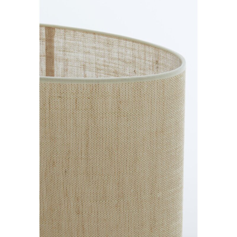 Pantalla de lámpara ovalada beige de yute Light & Living Sendai - Imagen 6