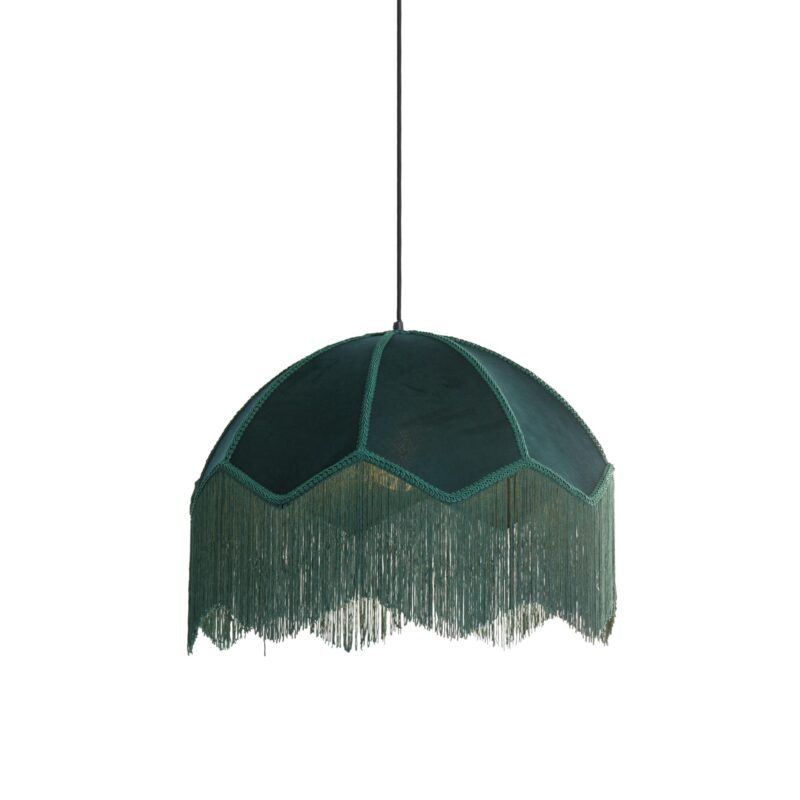 Lámpara colgante vintage verde de terciopelo Light & Living Malacia - Imagen 7