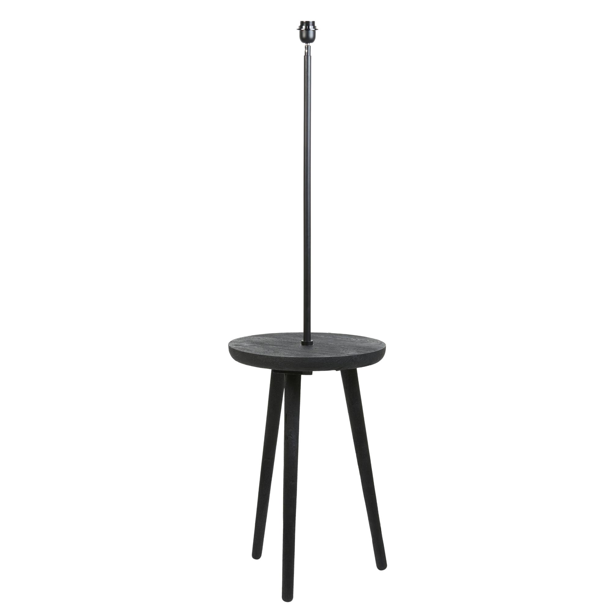 Lámpara de pie negra para mesa auxiliar Light & Living Tolfa - Imagen 7