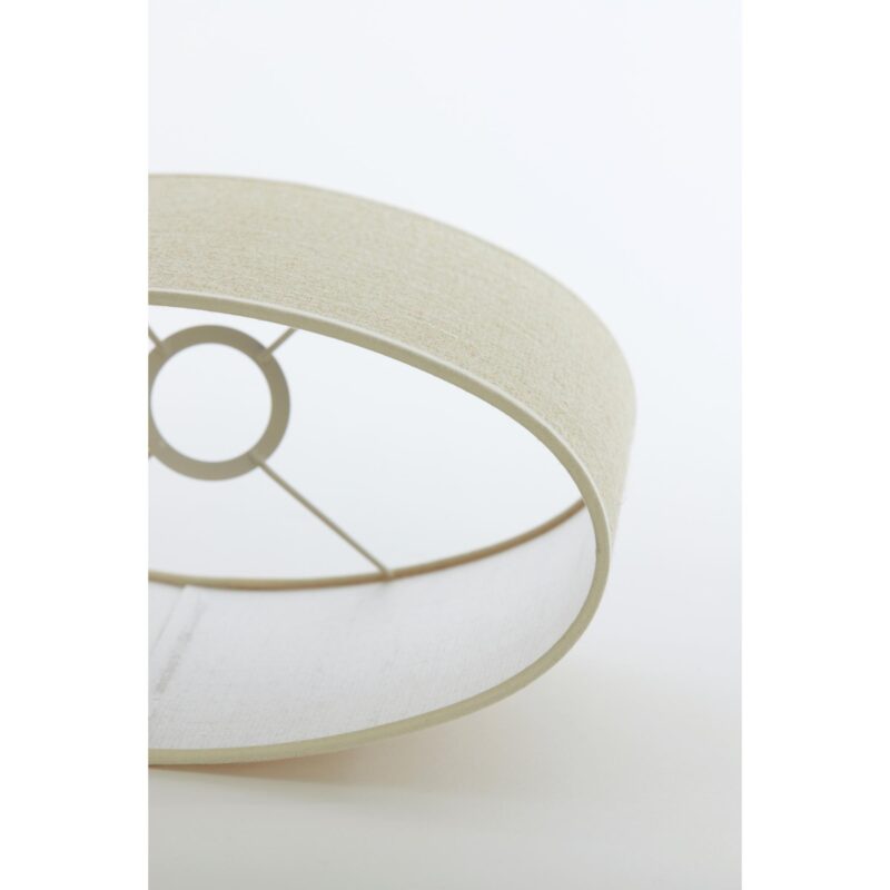Pantalla de lámpara ovalada beige de yute Light & Living Sendai - Imagen 8