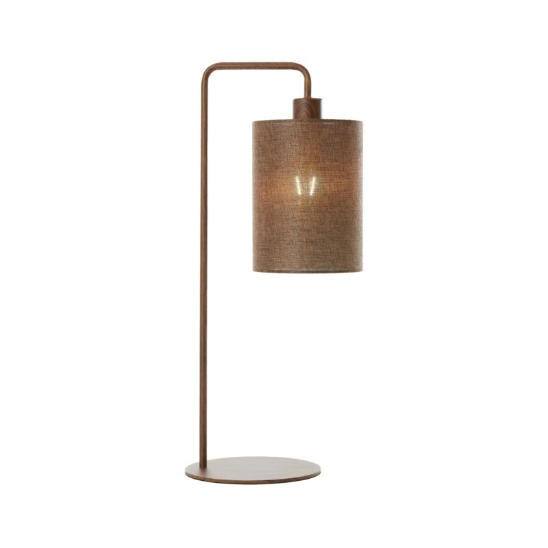 Lámpara de mesa Japandi marrón curva Light & Living Donio - Imagen 8