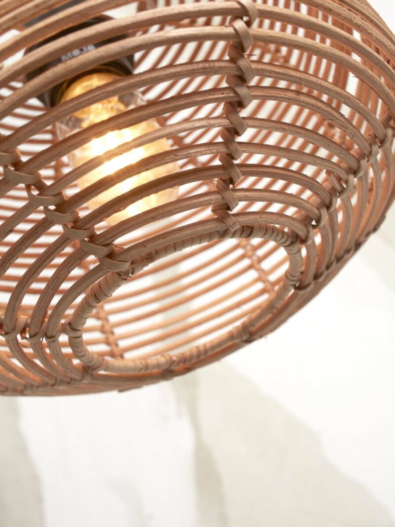 Lámpara estilo boho en bambú y ratán natural Tanami - GOOD&MOJO - Imagen 4
