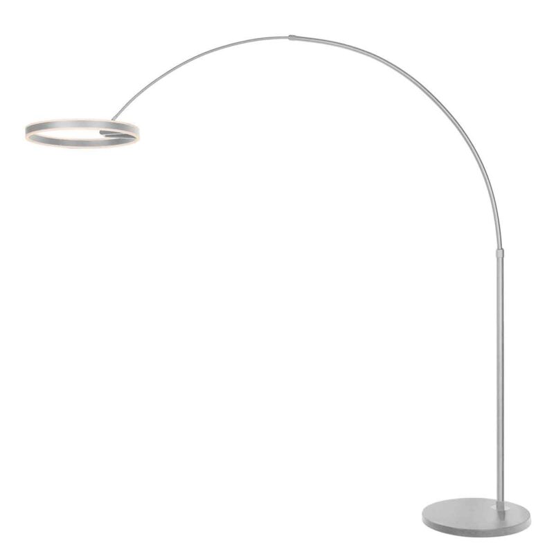 Lámpara de pie moderna de metal acero Steinhauer Ringlux - Imagen 2